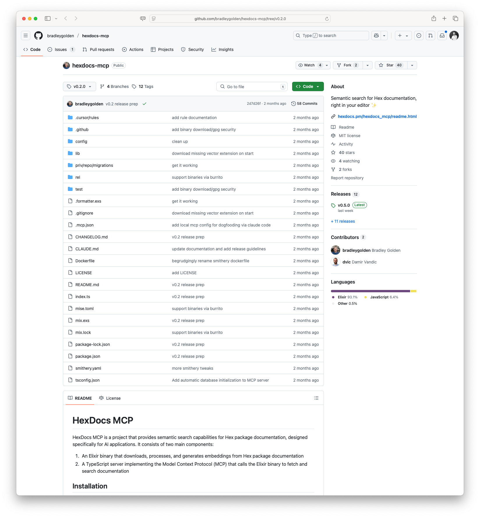 HexDocs MXP