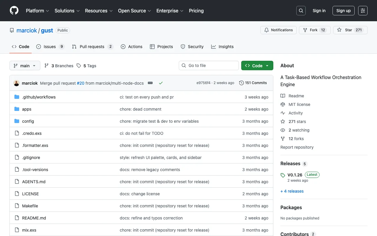 marciok/gust: A Task-Based Workflow Orchestration Engine