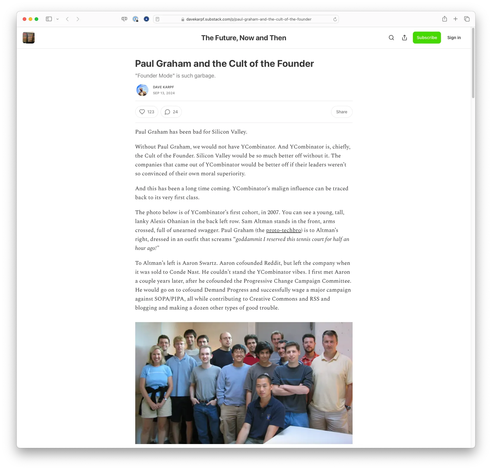 Paul Graham and the Cult of the Founder