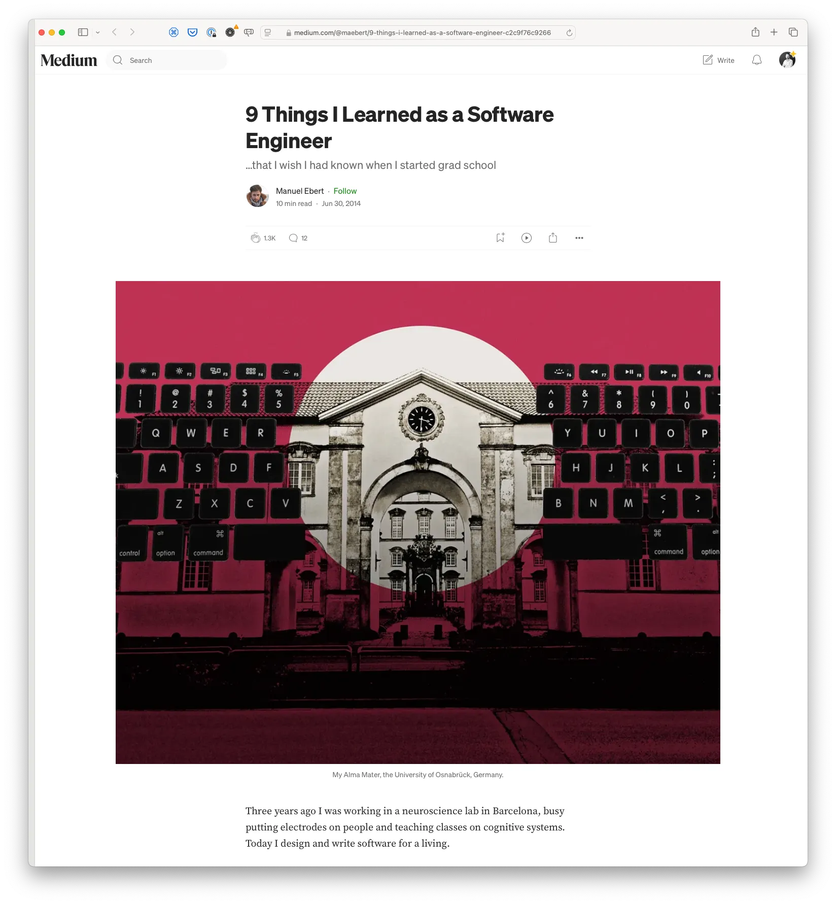 9 Things I Learned as a Software Engineer