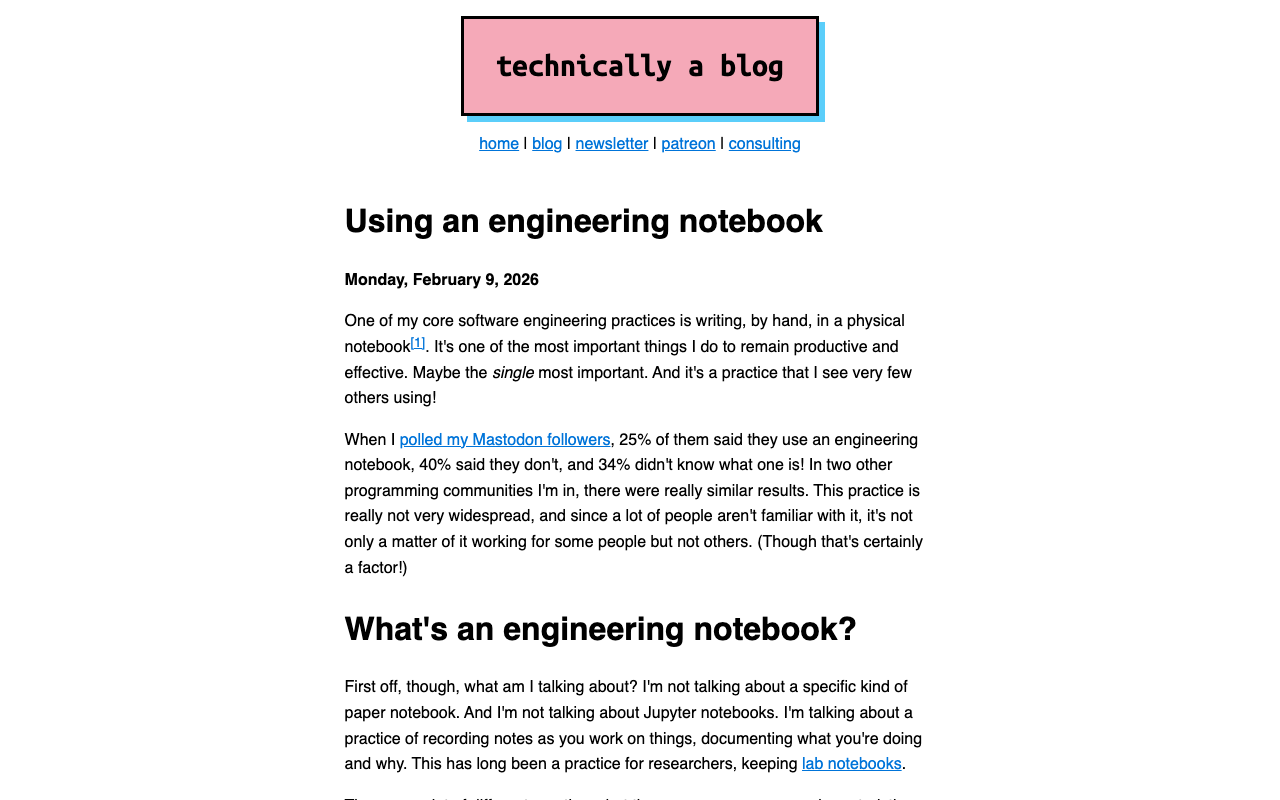 Using an engineering notebook