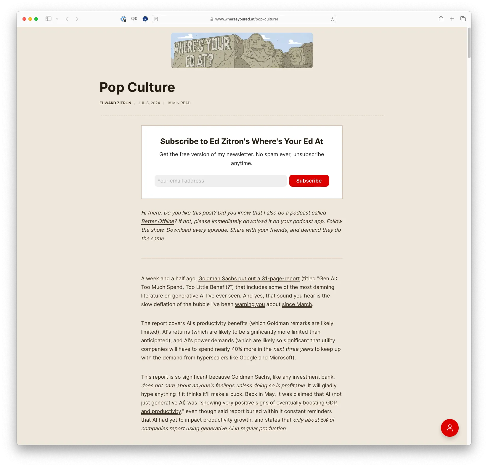 Pop Culture