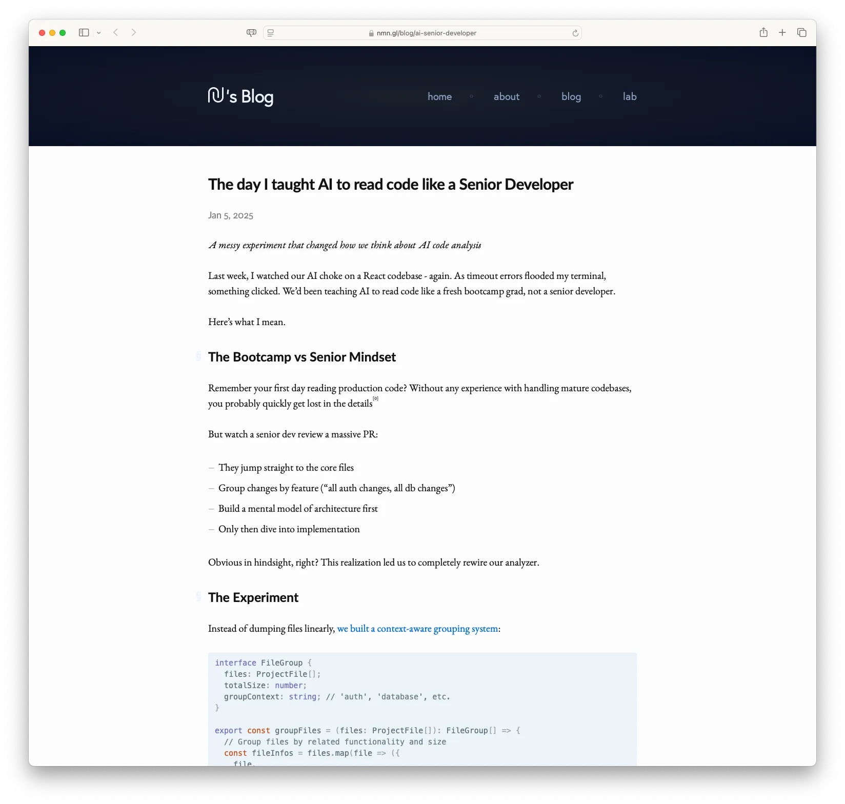 The day I taught AI to read code like a Senior Developer
