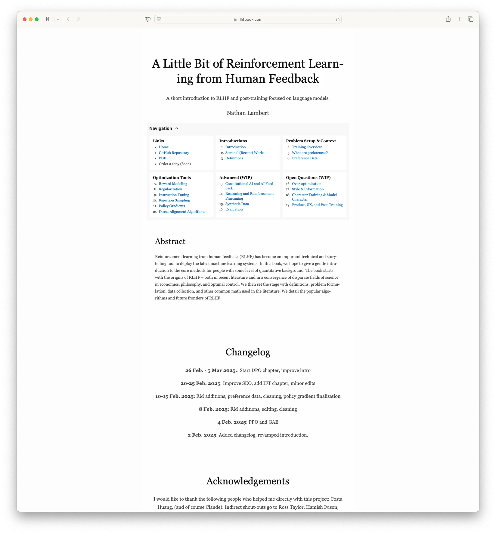 A Little Bit of Reinforcement Learning from Human Feedback