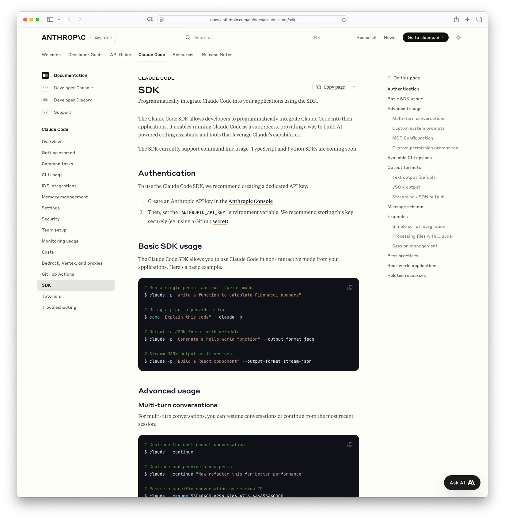 Integrating AI-Powered Tools with Claude Code SDK