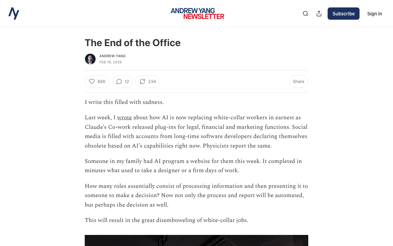 The End of the Office